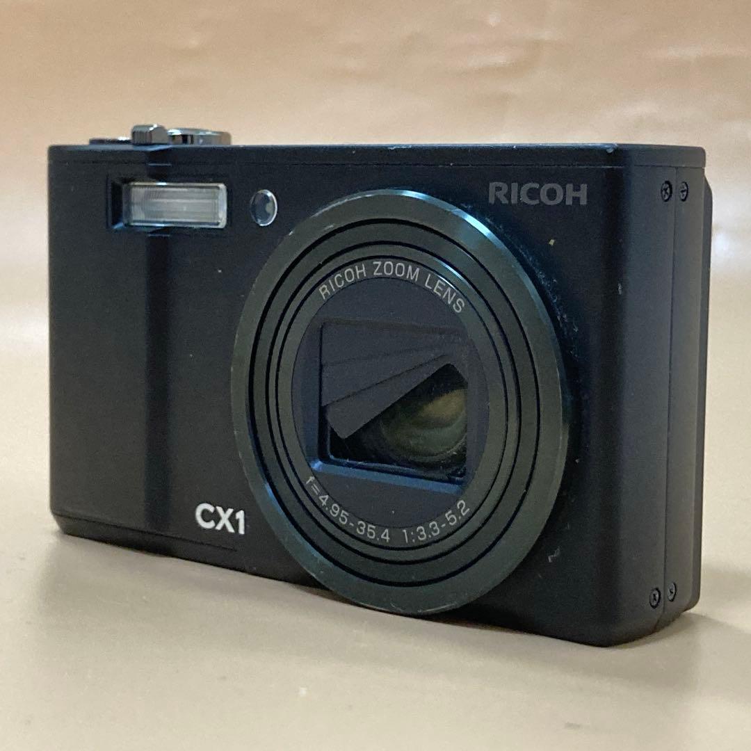 ●スマホ転送OK●RICOH CX1 ブラック色 SDカード付き