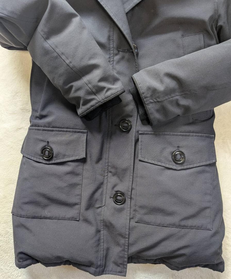 美品　カナダグース❤️　ダウン　ファー付き ブロンテ 　Sサイズ　レディース　黒