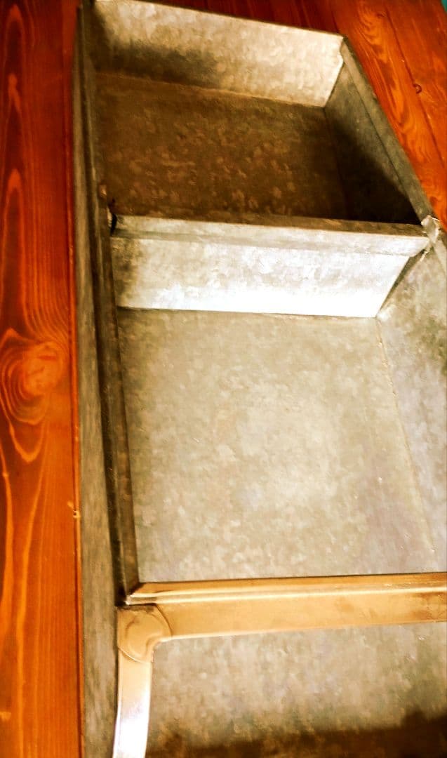 ★値下げしました★❤️ 2つセット昭和　レトロ　 ブリキ　ガラス　ケース