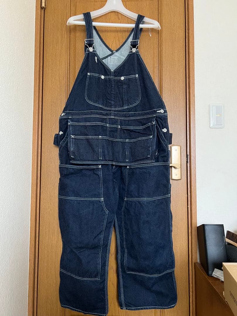 EVISU エヴィス カンガルーポケットオーバーオール