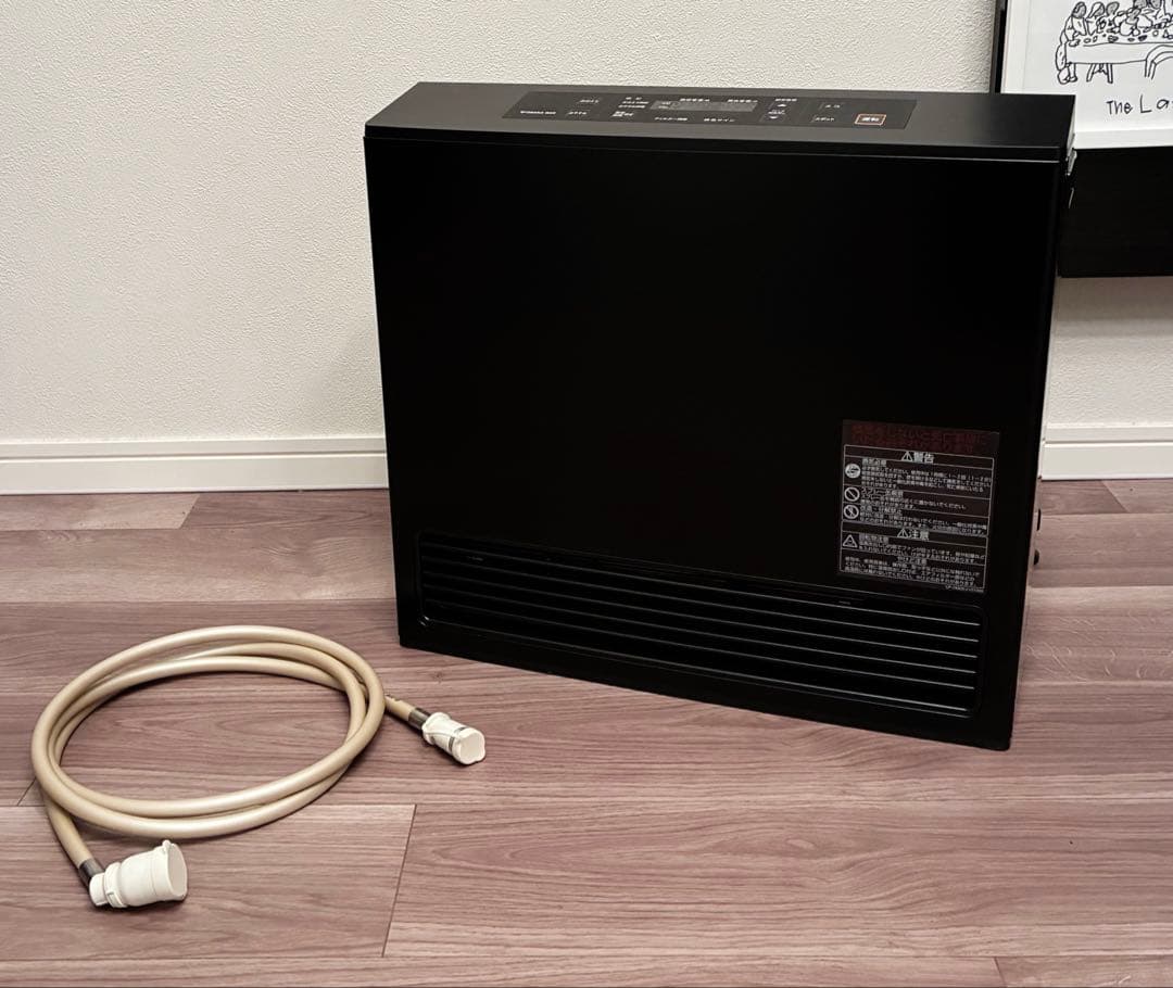リンナイ ブラックガスファンヒーターRC-U5801E 都市ガス 2024年製
