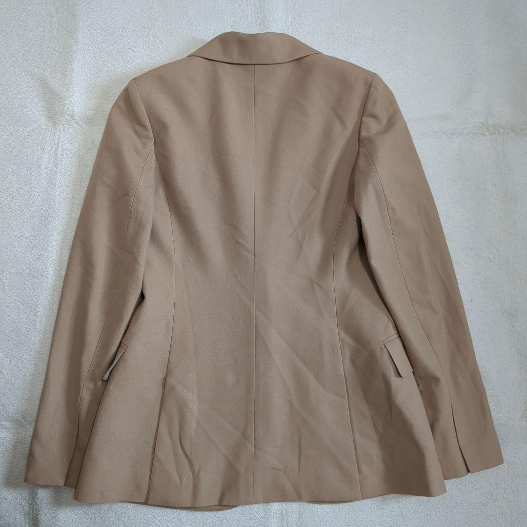 美品 セオリー サクソニー パンツスーツ セットアップ ベージュ 2サイズ