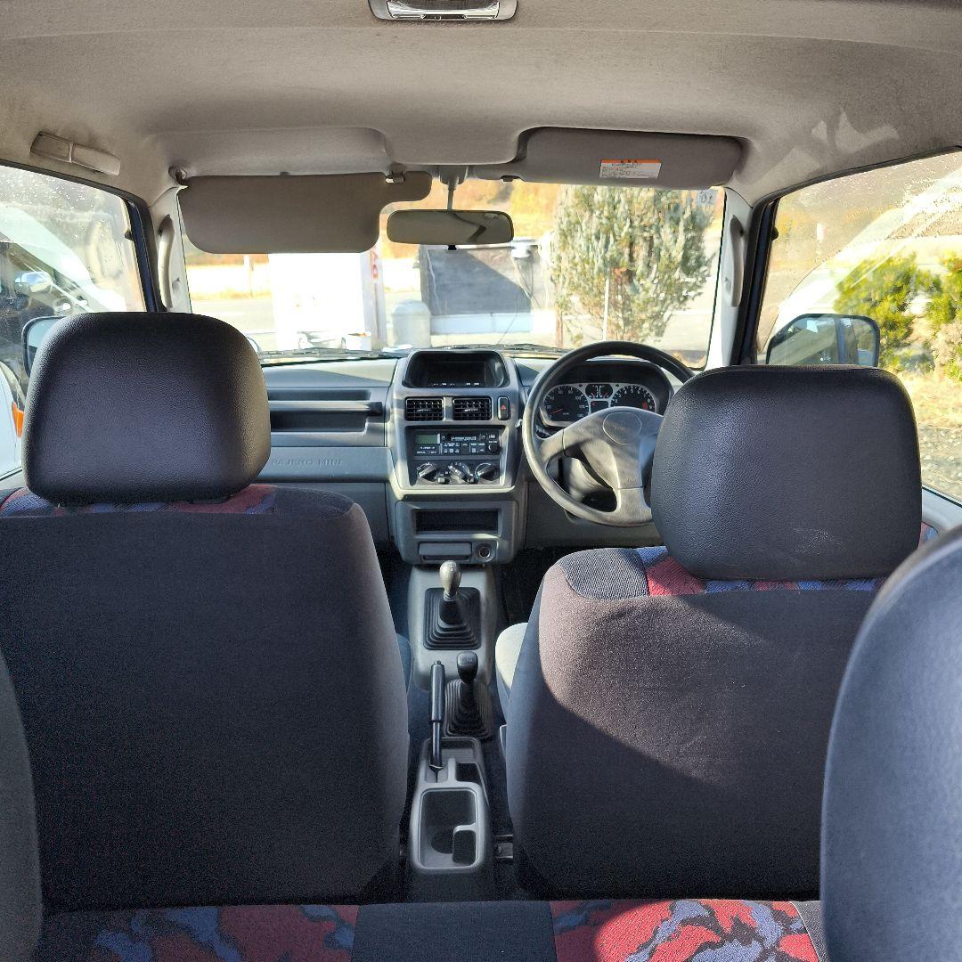 オイル漏　凹傷褪せ痛みプラサフ塗装部分有り　部品取車扱　パゼロミニ　車両保証無し