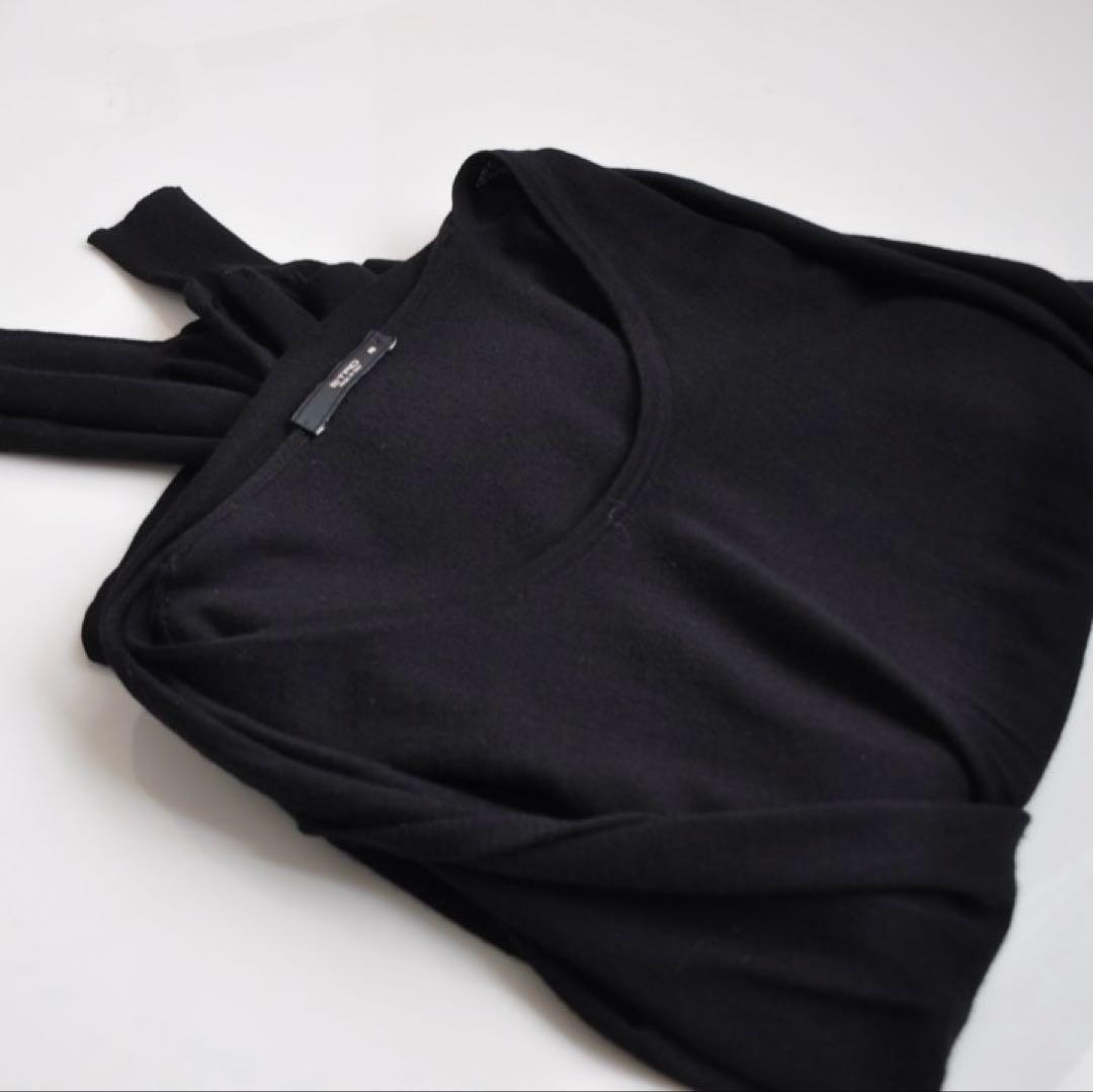 ETRO ♡ ボウタイリボンニットプルオーバー ブラック