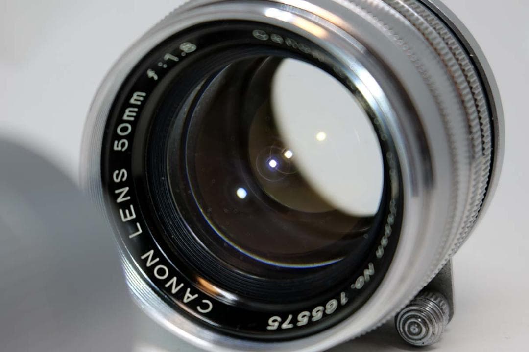 CANON LENS 50mm F1.8 ライカL39マウント