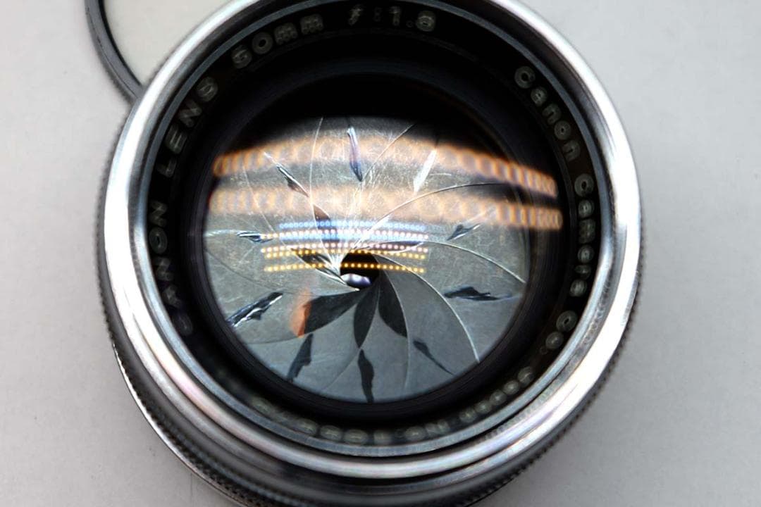 CANON LENS 50mm F1.8 ライカL39マウント