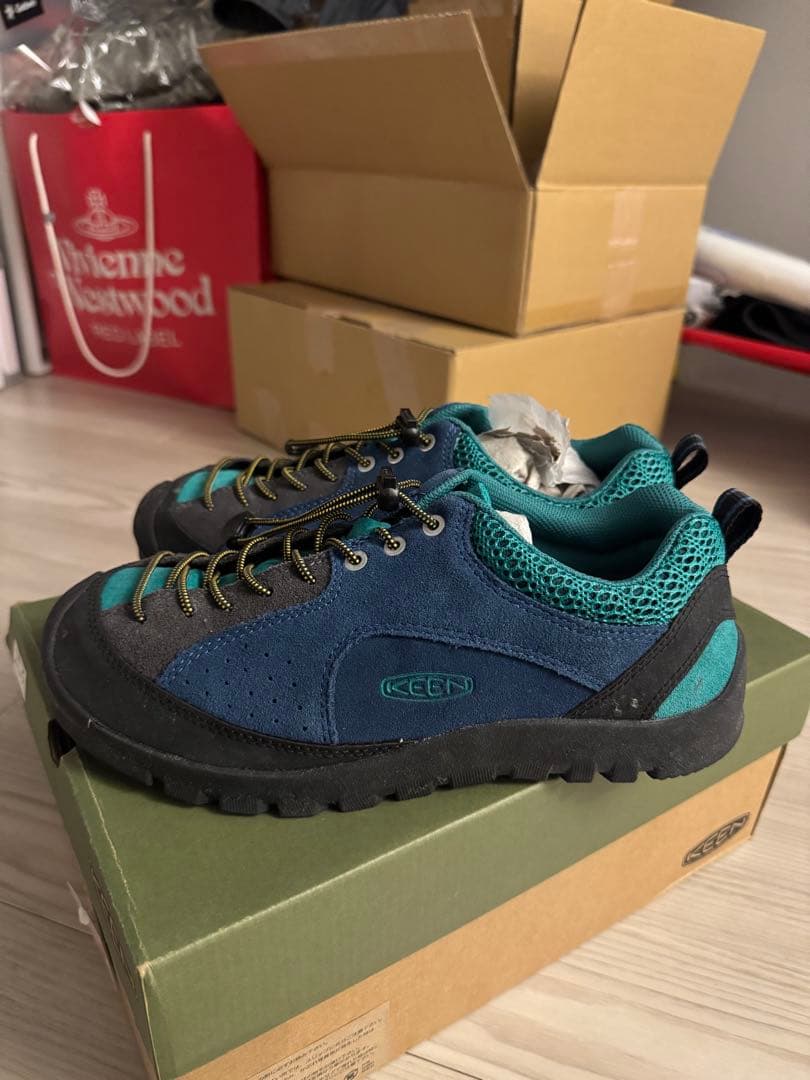 keen ジャスパー ロックス エスピー スニーカー 27.5cm グリーン