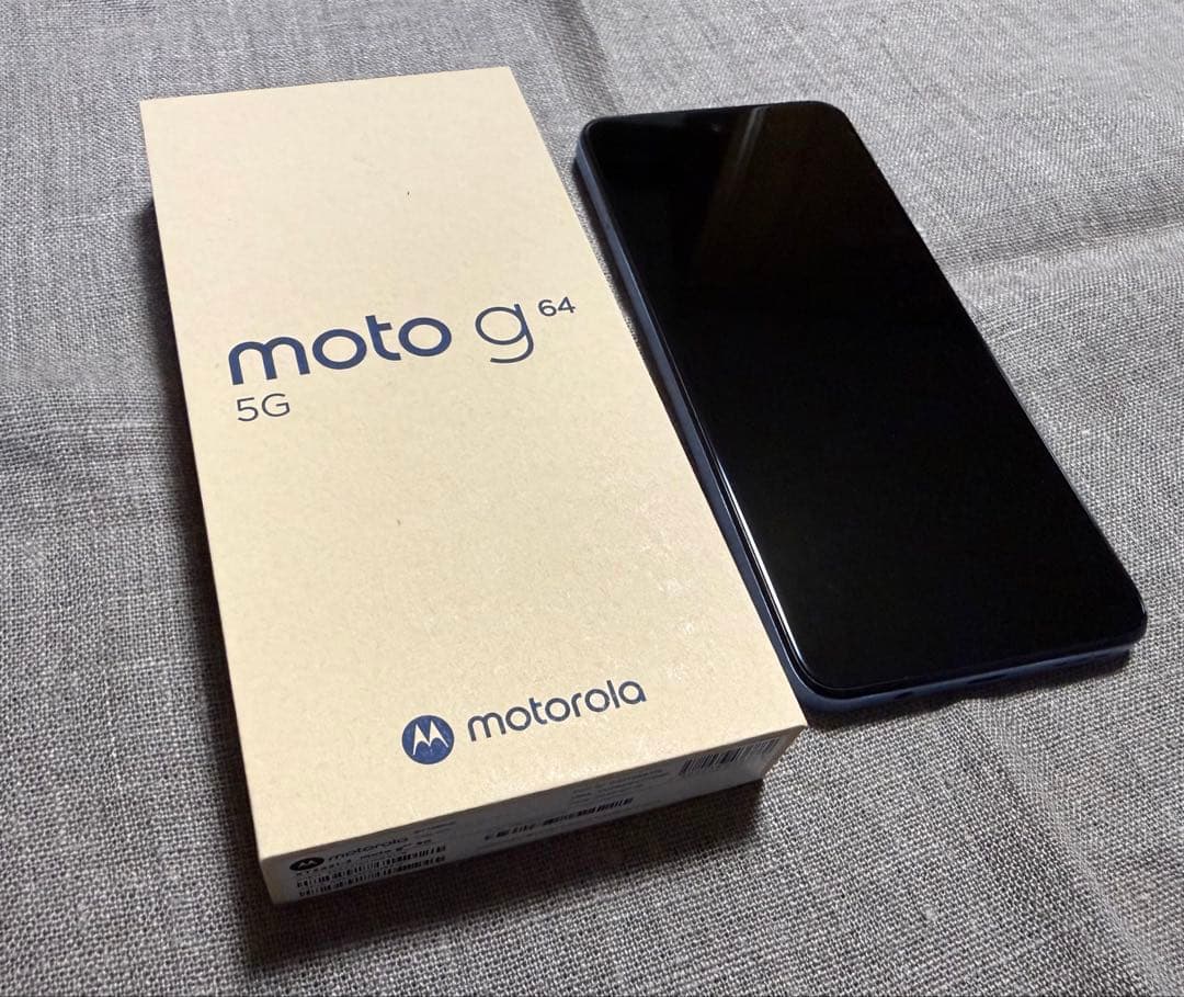 motorola moto g 64 5G 本体　Android 箱つき