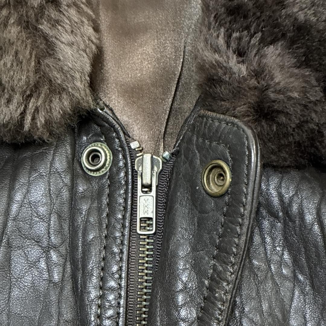 GiVet フライトジャケット G-1レザージャケット 革ジャン 本革 黒 L