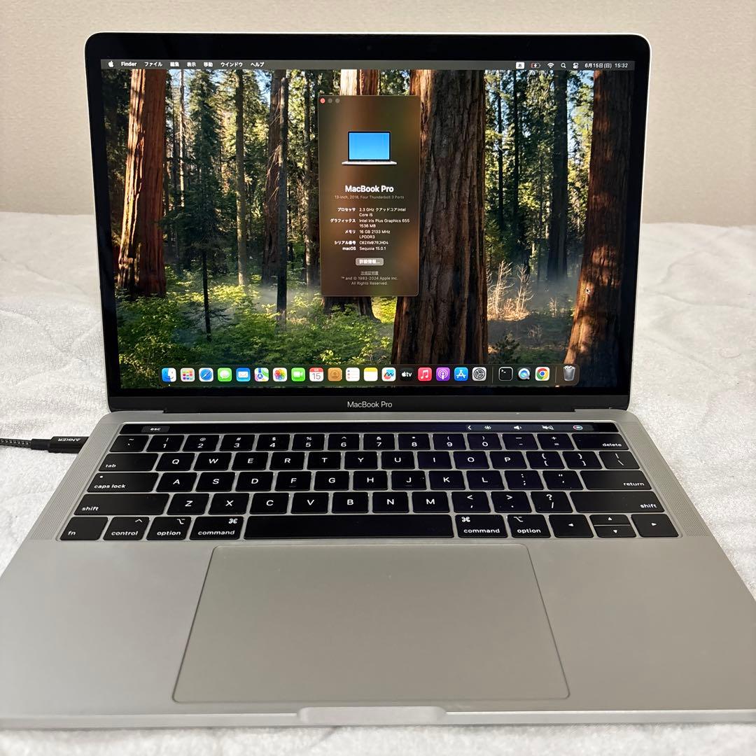 MacBookPro 13インチ 16GB US クアッドコア 2018