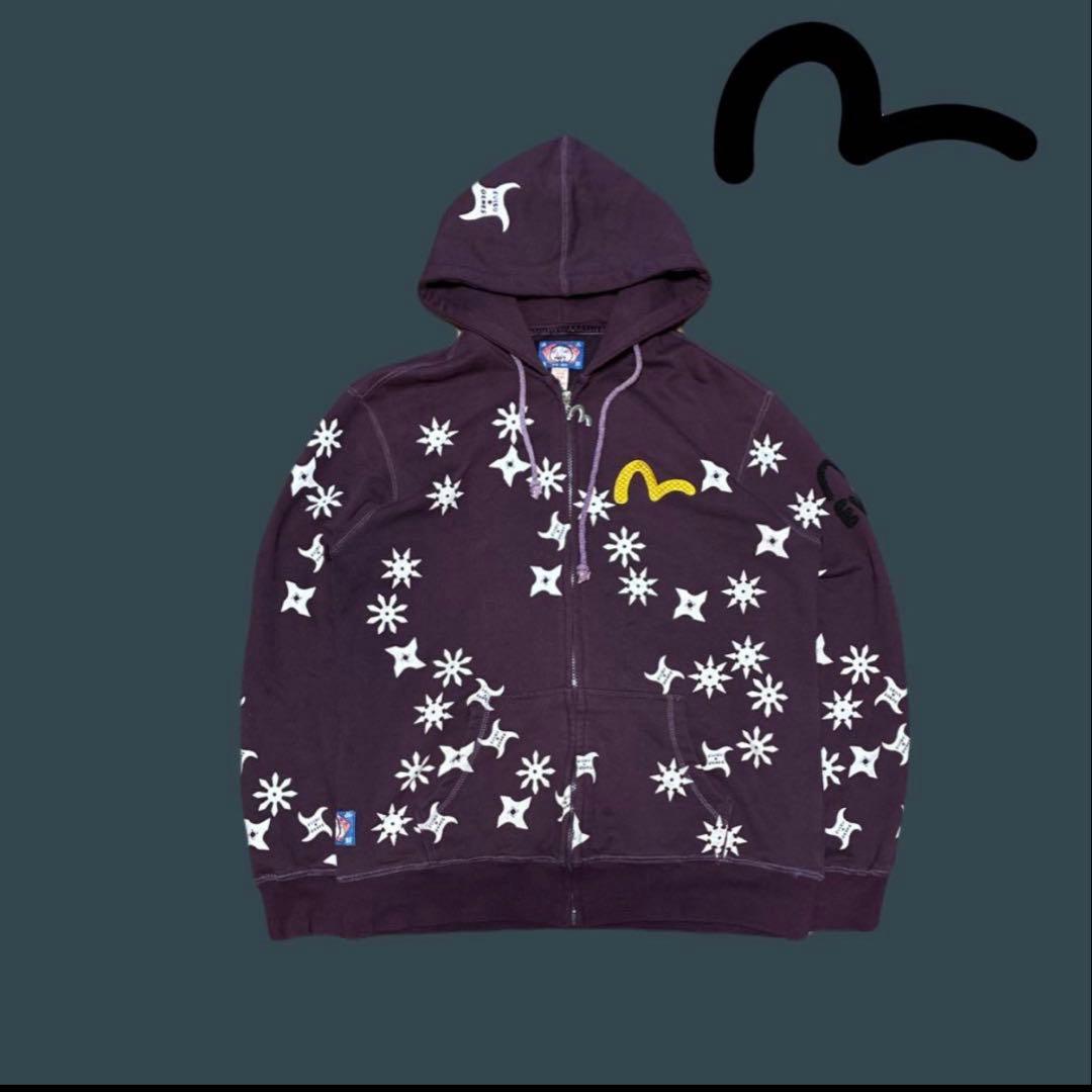 極希少y2k archive evisジップアップパーカー初期ビンテー