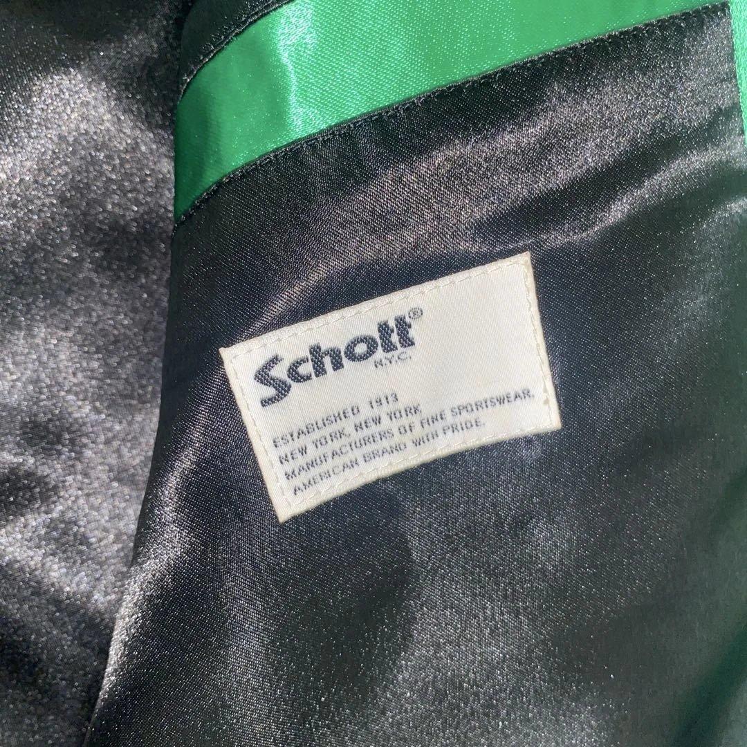 バ*ん様 【希少サイズ】ショット Schott レーヨン エイジング スカジャン