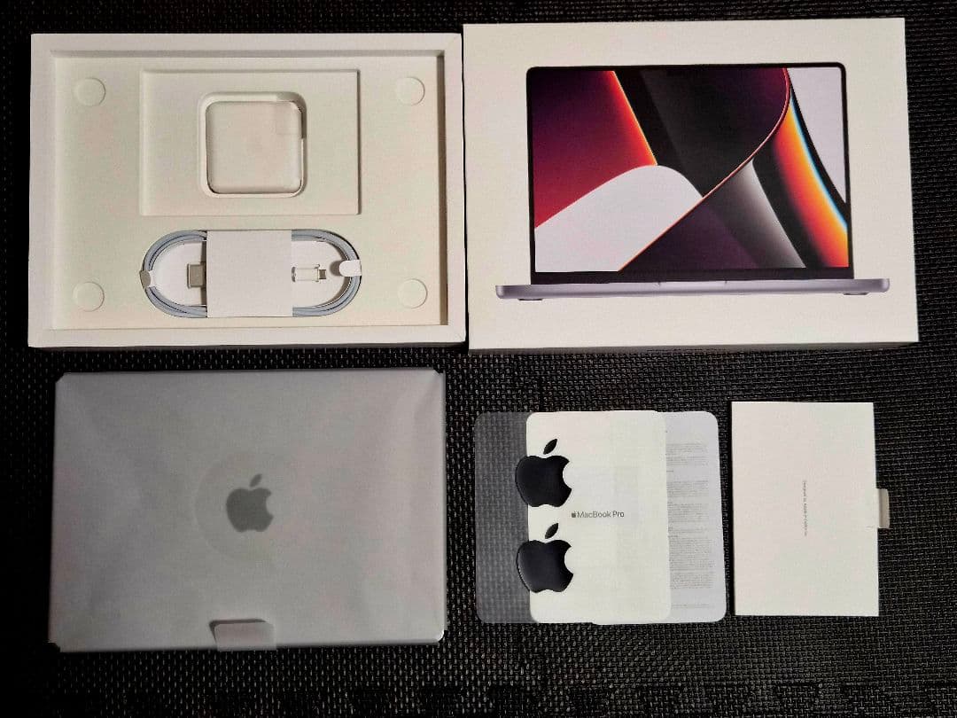 【美品】MacBookPro14″ (2021, M1 Pro) 512gb