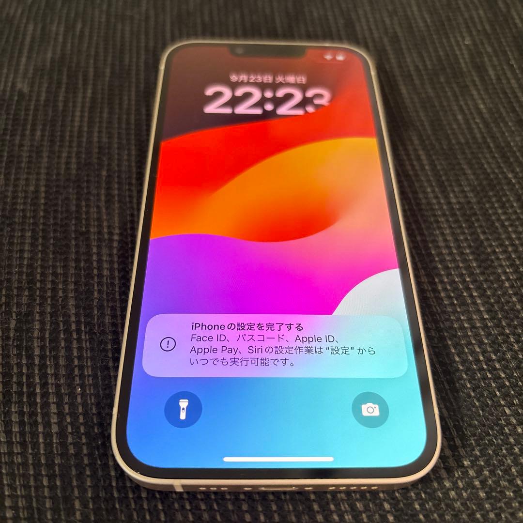 美品　iPhone14 スターライト　容量···128GB バッテリー85%
