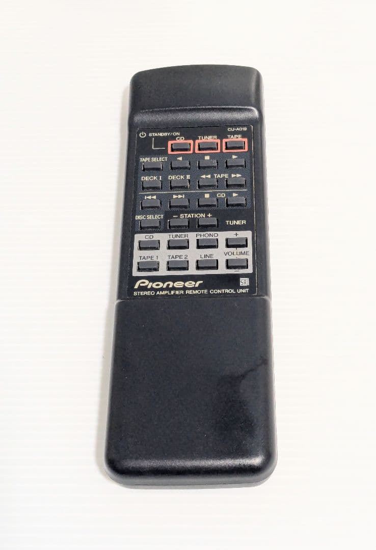 PIONEER　プリメインアンプ A-D3 パイオニア 音響機器 リモコン付き