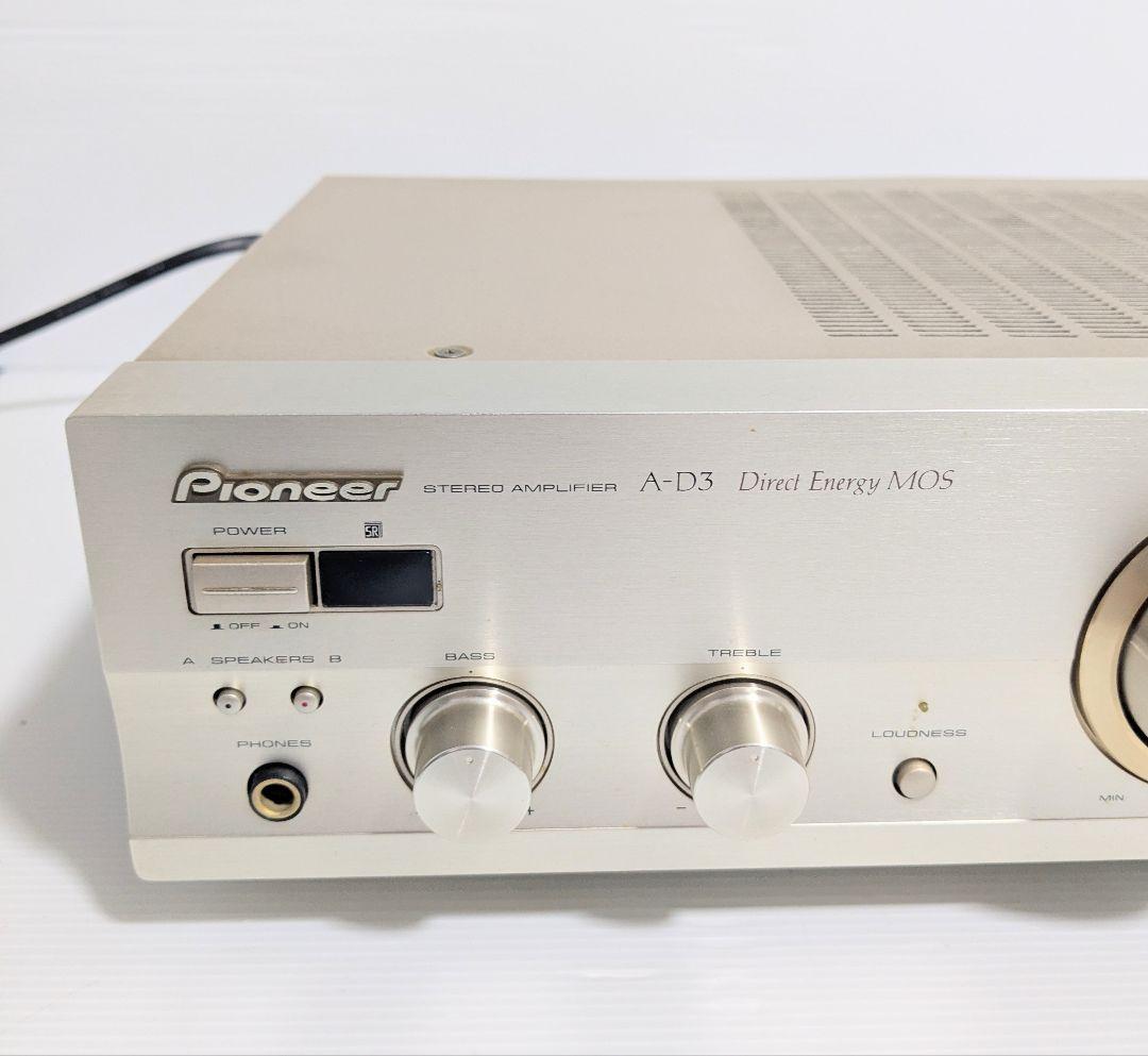 PIONEER　プリメインアンプ A-D3 パイオニア 音響機器 リモコン付き