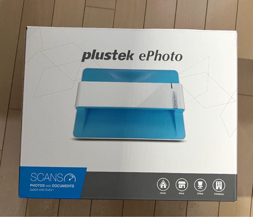 plustek ePhoto スキャナー ホワイト・ブルー