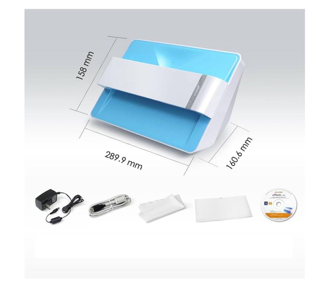 plustek ePhoto スキャナー ホワイト・ブルー