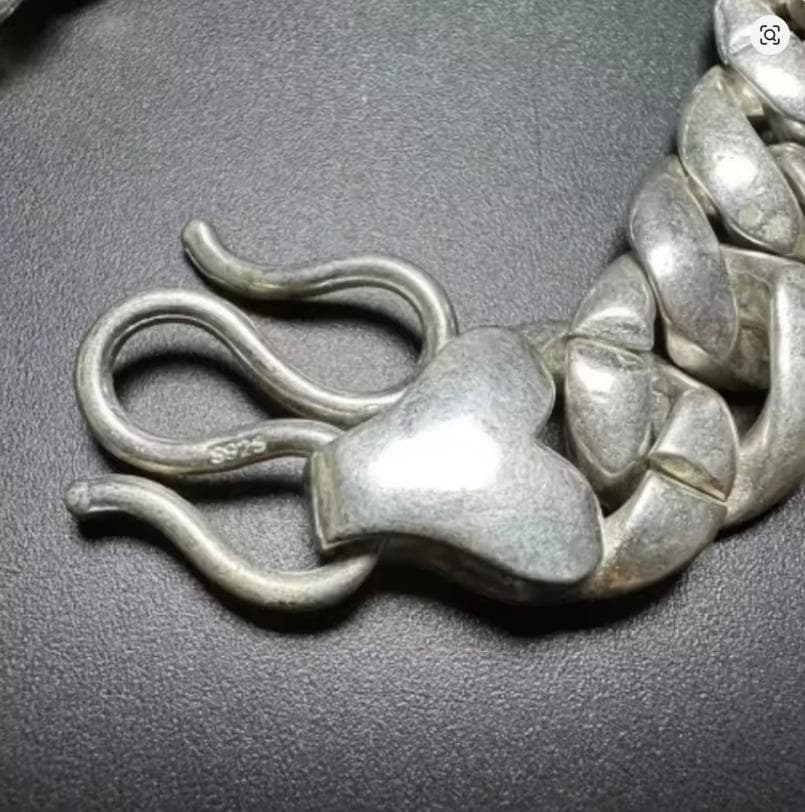 S925刻印 喜平ネックレス 約177g 重量級 ヴィンテージ メンズ　2