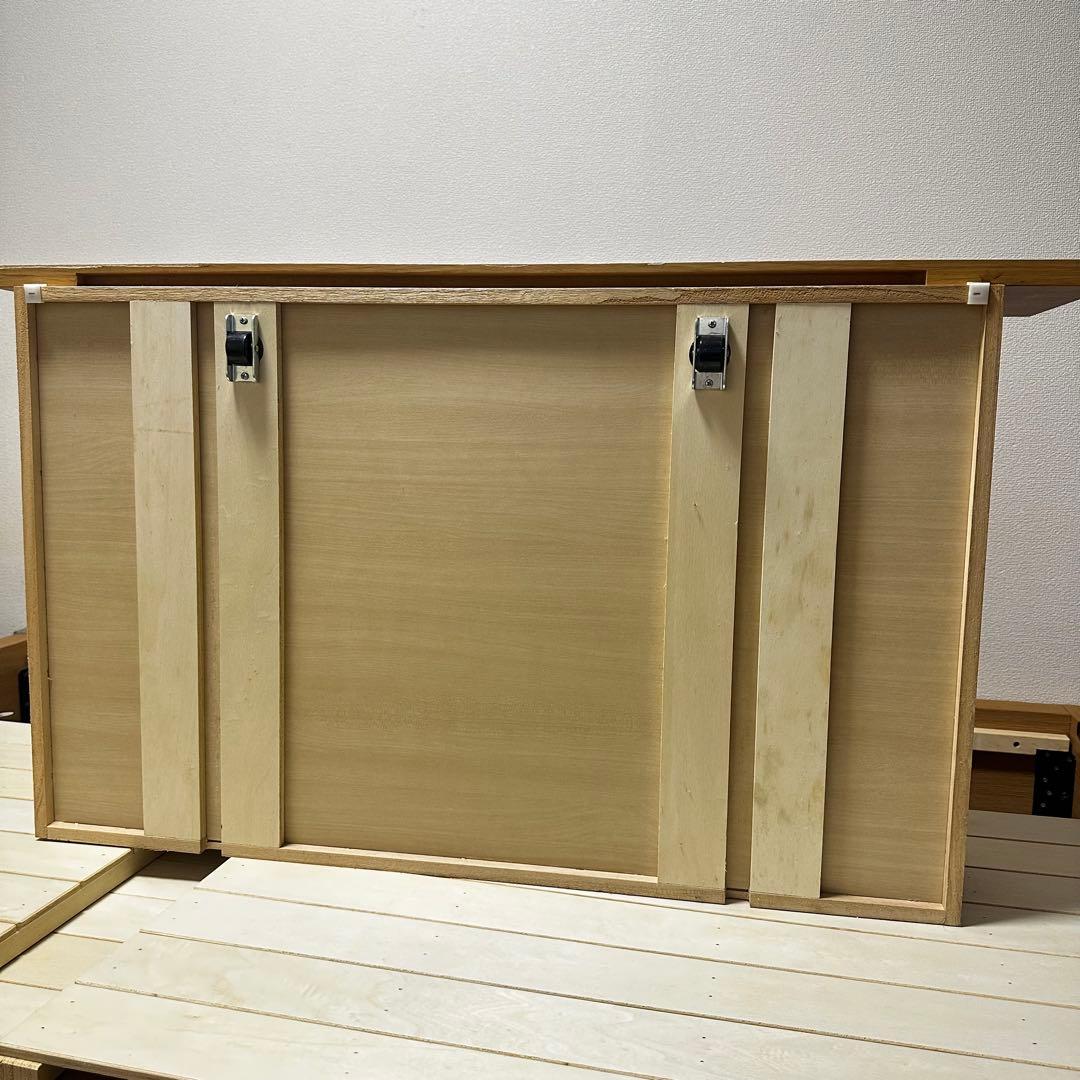 【廃盤品】無印良品 収納ベッド セミダブル オーク材 ※ 直接引渡しも可能