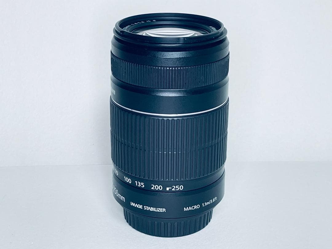 美品☆キャノン EF-S 55-250mm IS II☆手ブレ補正付望遠レンズ