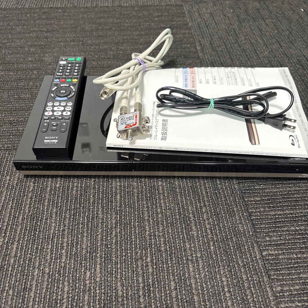 【GWセール】SONY Blu-ray レコーダー 1TB BDZ-ZW1500