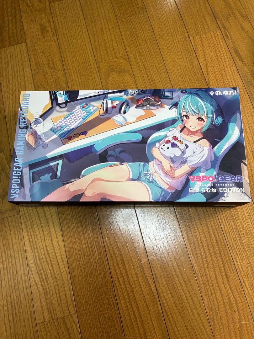 【値下げしました】ぶいすぽキーボード 白波らむね