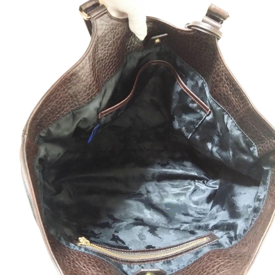 ✨美品アニアリ ダークブラウン レザートートバッグ ビジネス クロコ