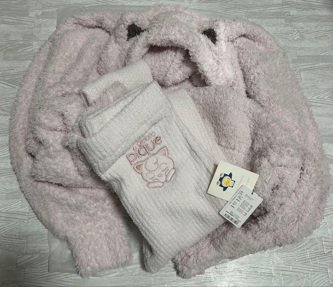 正規品　ジェラピケ プリン　フーディ&レッグウォーマーレギンス 新品