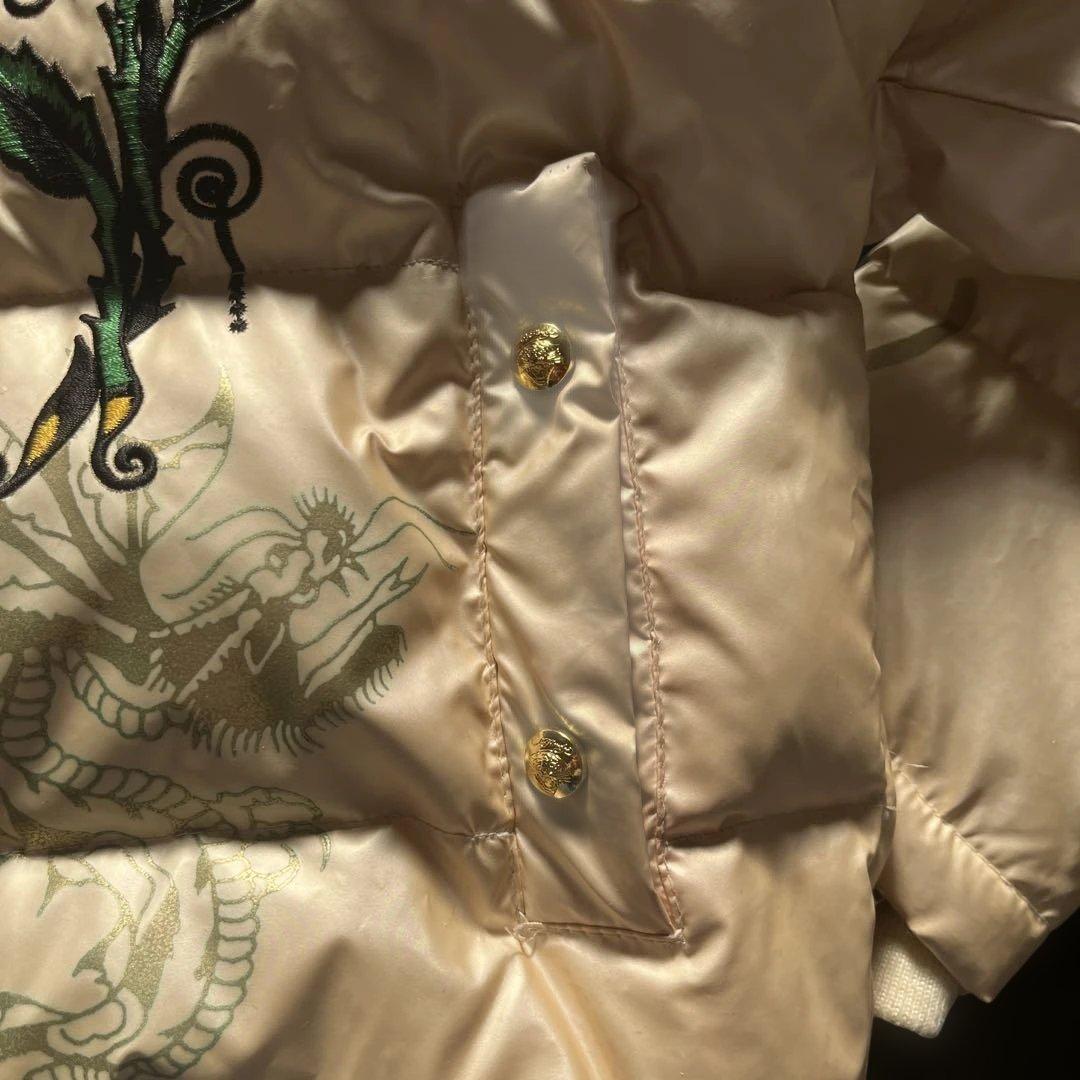 激レアEd Hardy ダウンジャケット　染み抜きクリーニング代値下げ済み