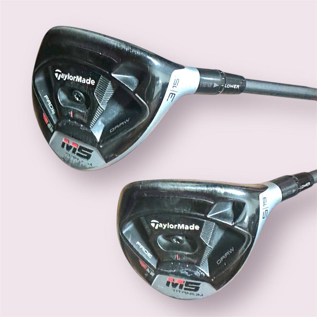 テーラーメイド フェアウェイウッドM5 3W 5W ツアーAD XC 6s