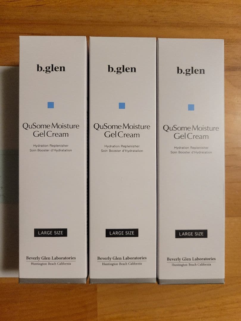 QuSomeモイスチャーゲルクリーム　Lサイズ3個