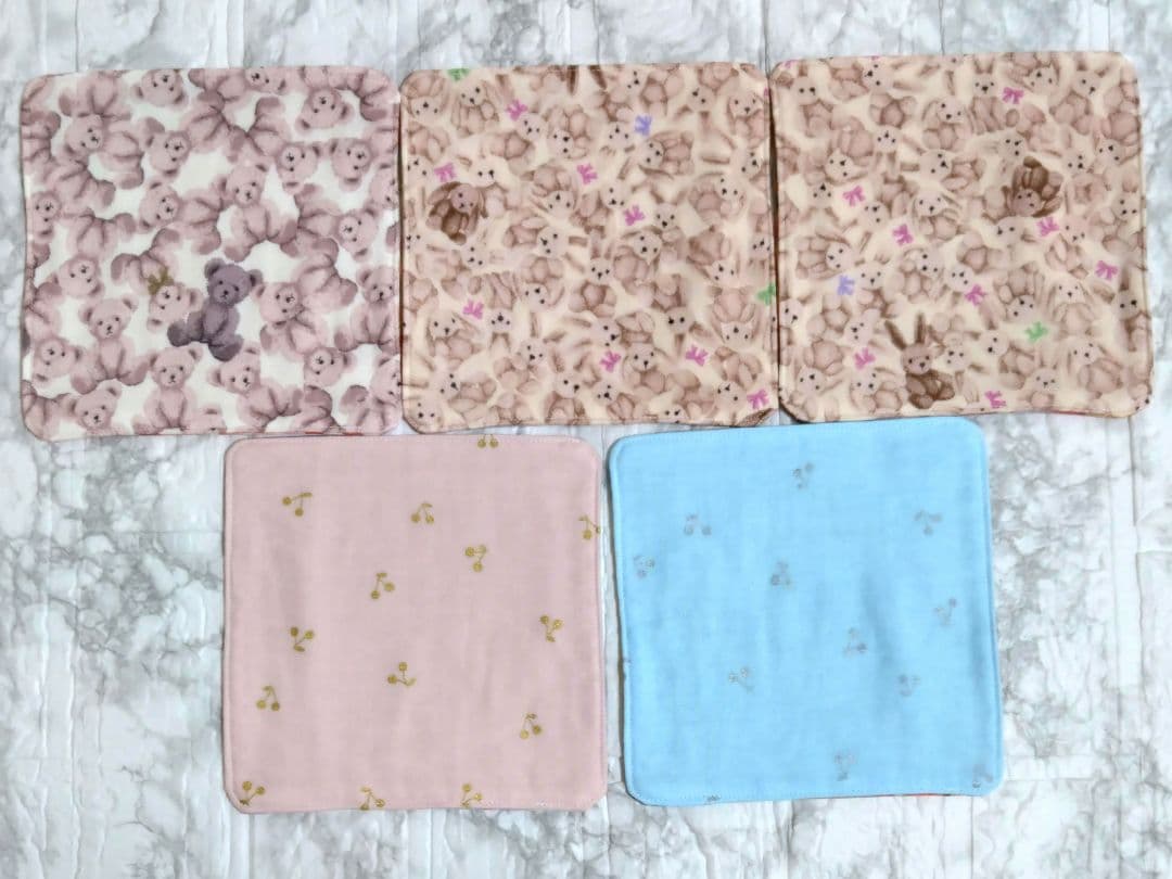 【2個口目】ミニトートバッグ　ガーゼハンカチ