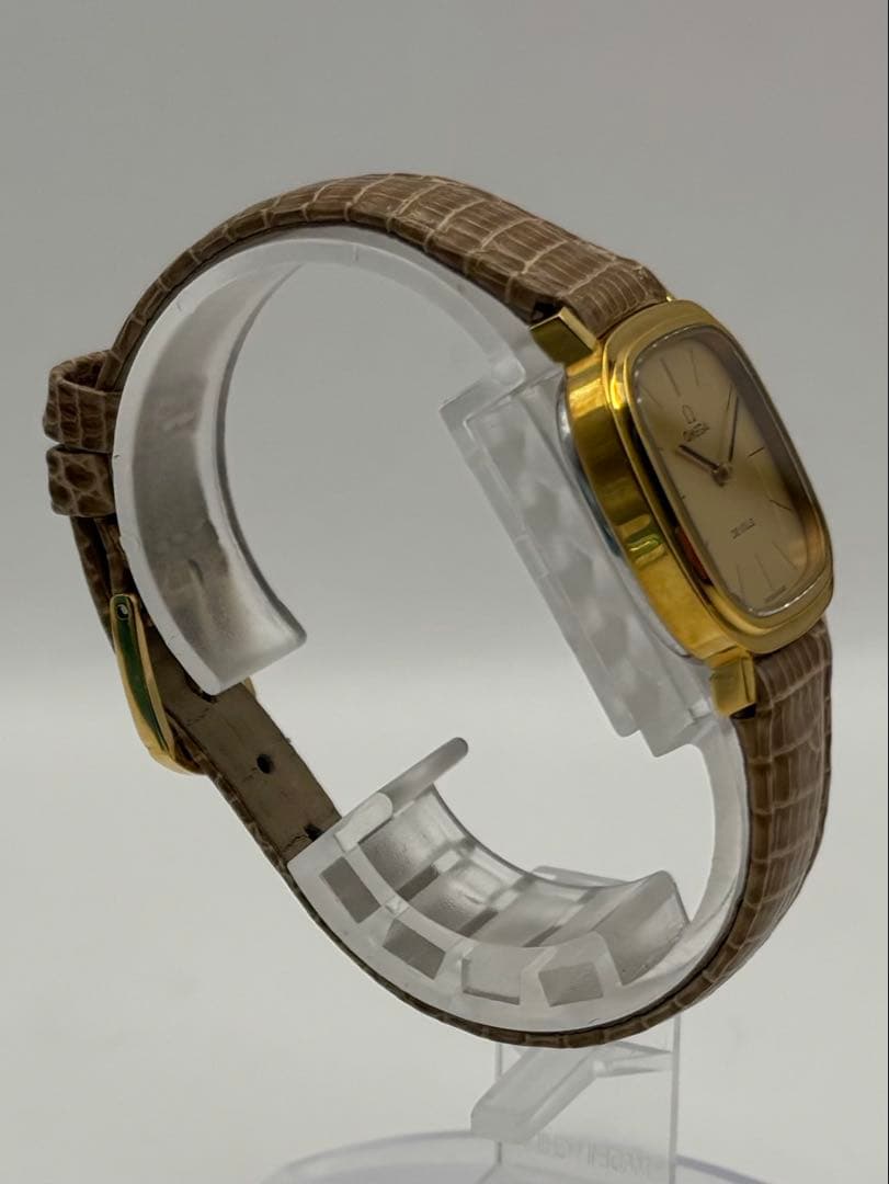 OMEGA DEVILLE オメガ デヴィル スクエア クォーツ 腕時計