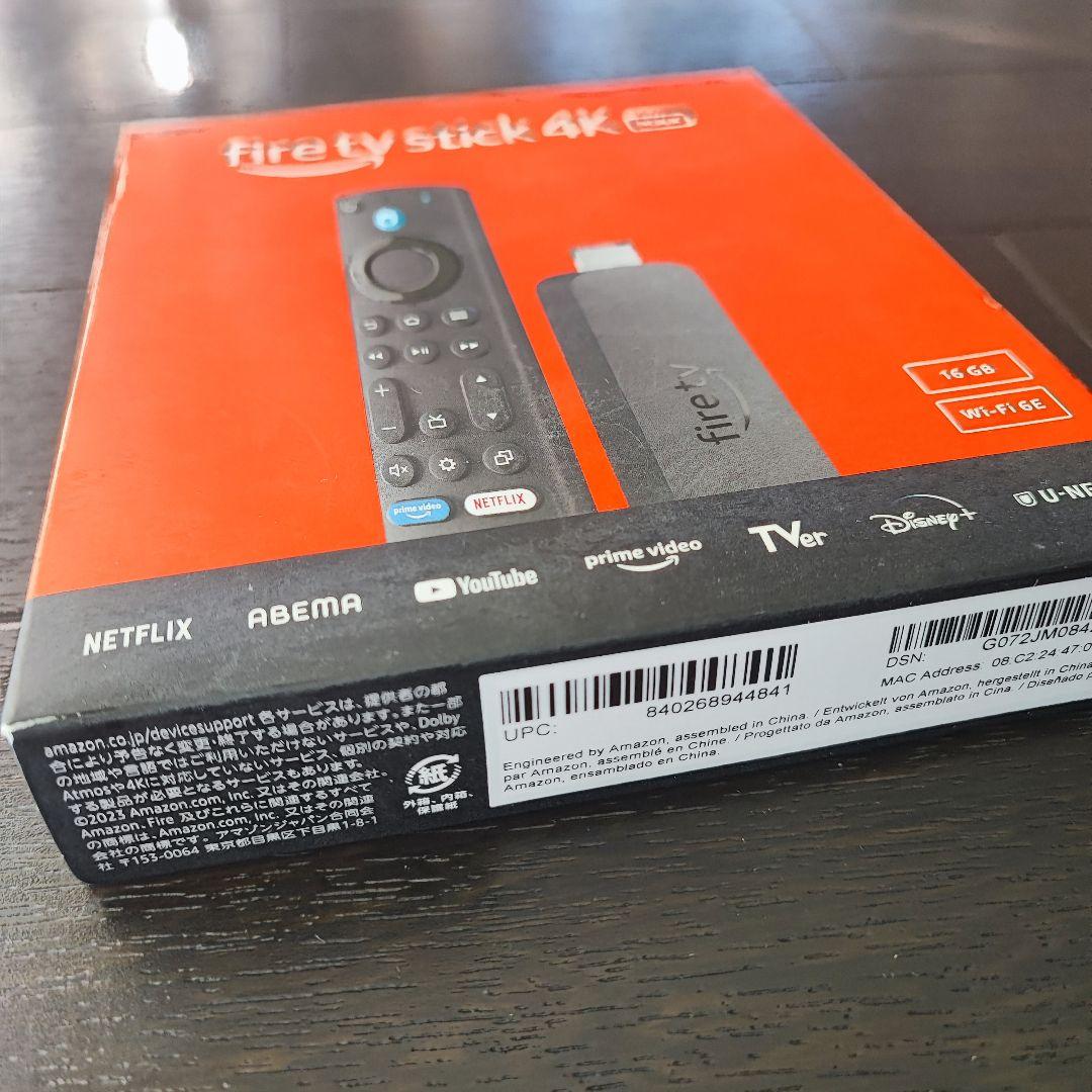 新品未開封 Fire TV Stick 4K Max 16GB Wi-Fi 6E