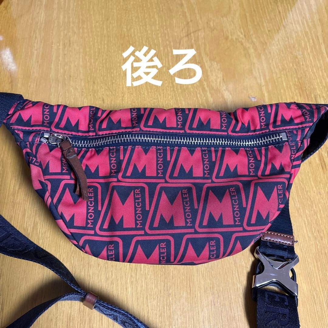MONCLER ボディバッグ・ウエストポーチ レッド・ブラック