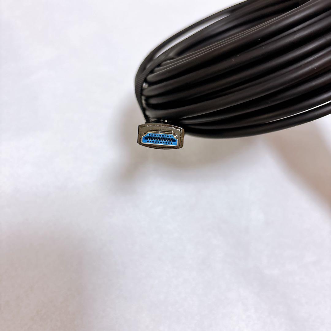 8K HDMI光ファイバーケーブル 15m 8K@60Hz テレビ ゲーム