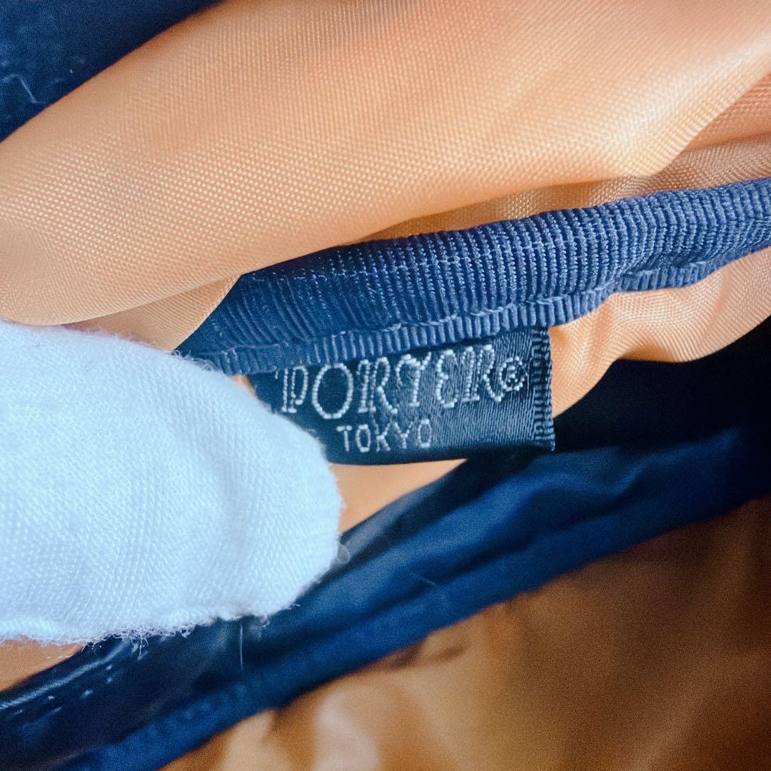 PORTER タンカー ボディ バッグ 30周年 迷彩 カモフラ ネイビー