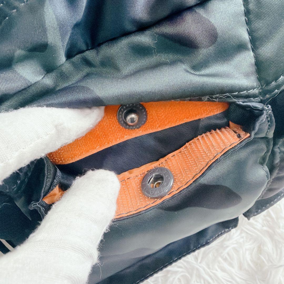 PORTER タンカー ボディ バッグ 30周年 迷彩 カモフラ ネイビー