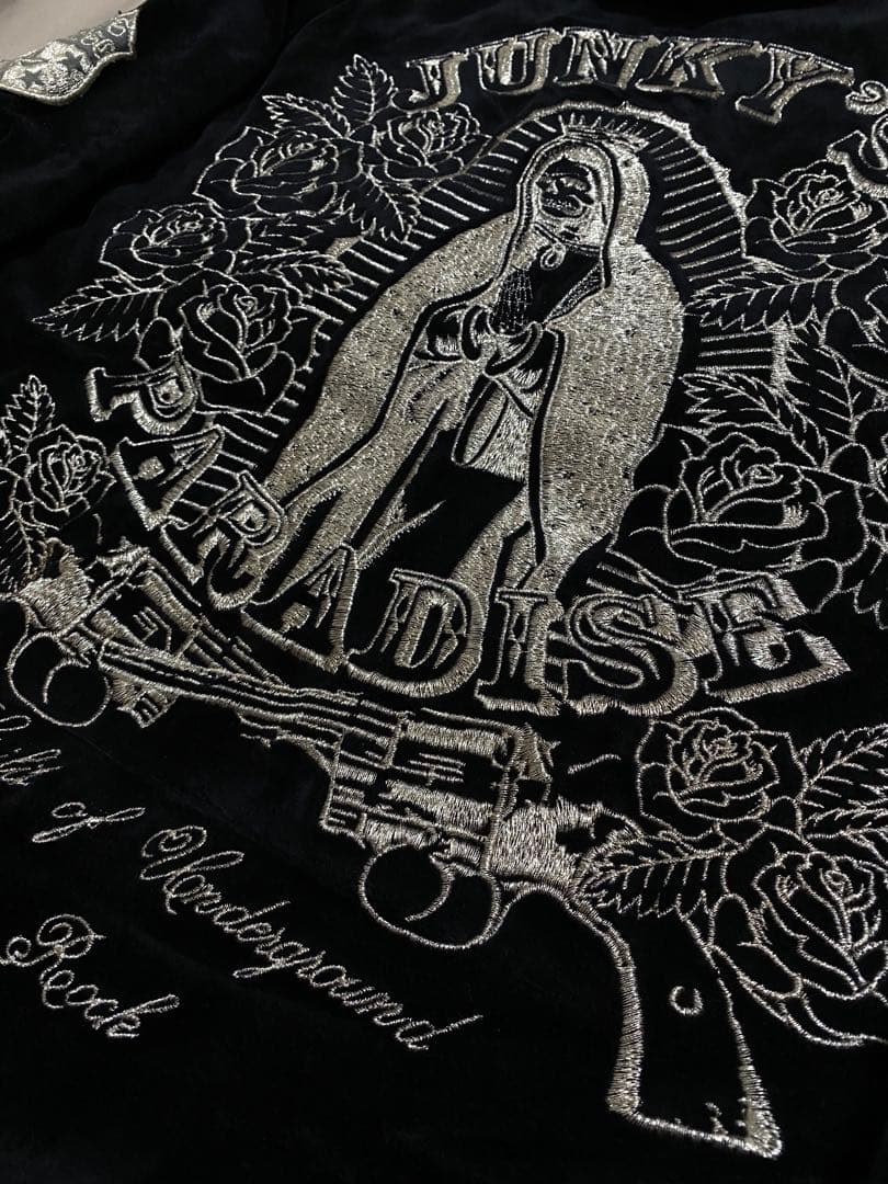 JKPD 日本限定 別珍 パーカー スカジャン スカル unisex