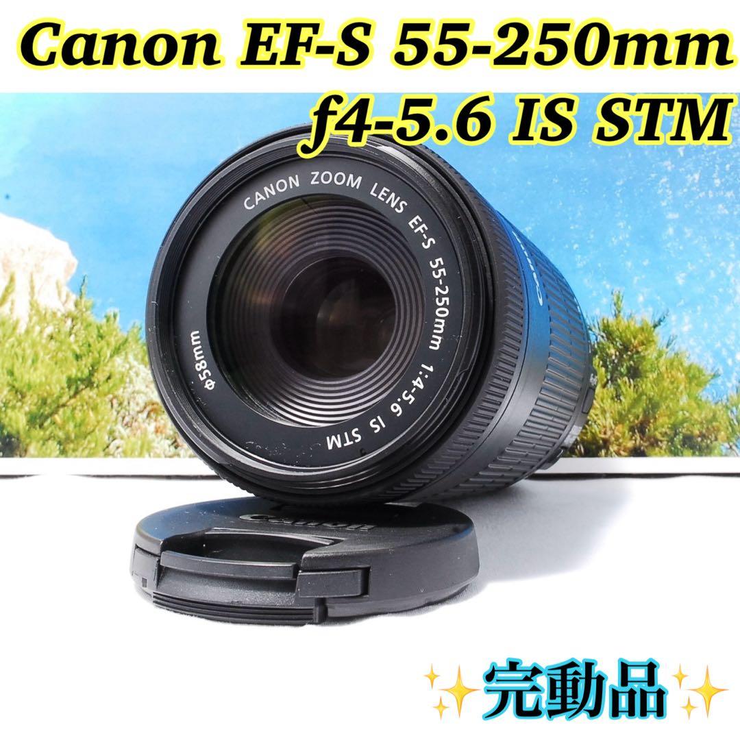 ✨完動品✨Canon EF-S 55-250mm IS STM 手ぶれ補正 望遠