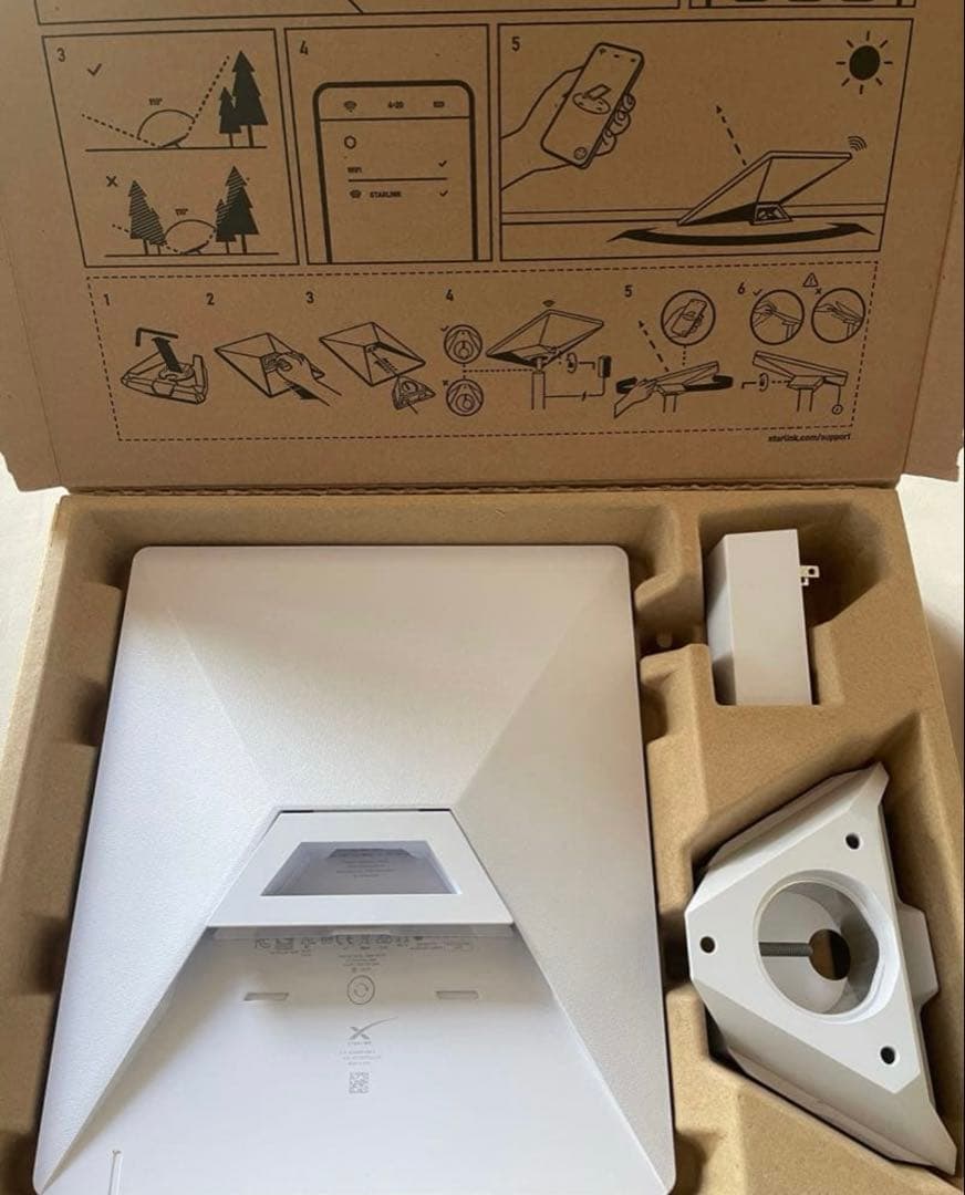 SpaceX Starlink Mini WiFiルーター内蔵