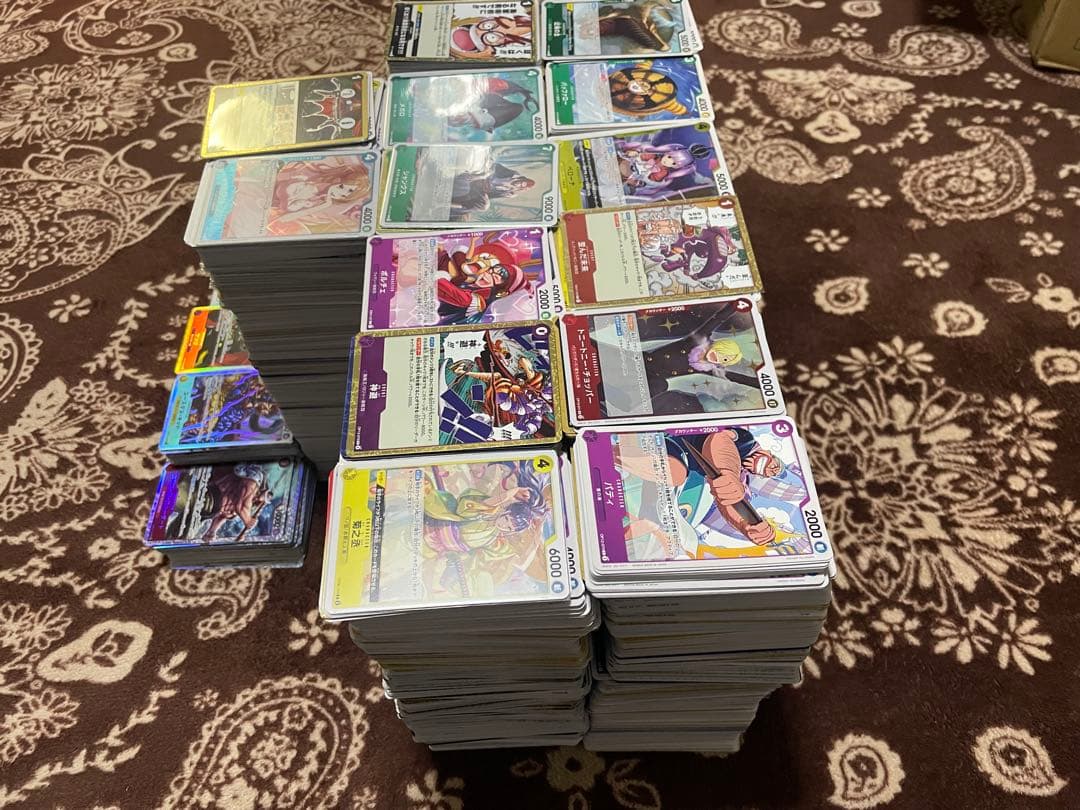 カ*)様 青ナミデッキ付き　ワンピースカード引退品　約20キロ　枚数約12000