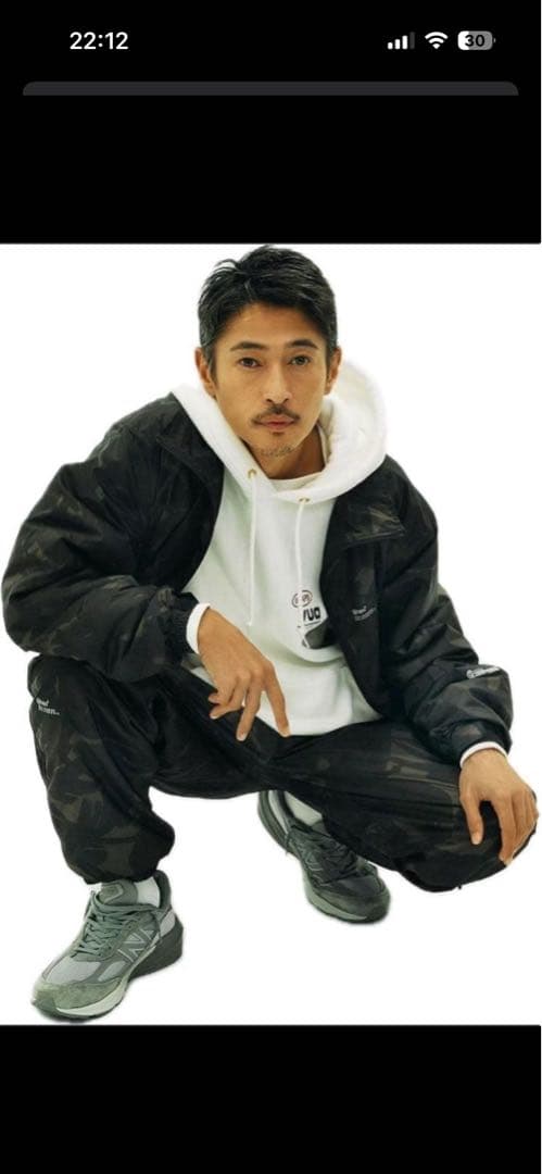 W)taps ブラックカモフラージュ ナイロンジャケット