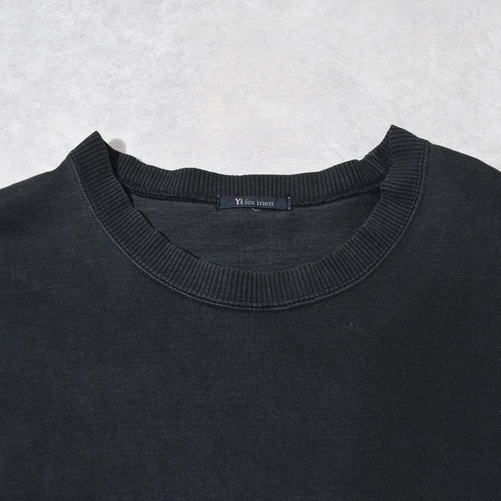 90s ヨウジヤマモト Y's for men ロゴ スウェット ボロ フェード