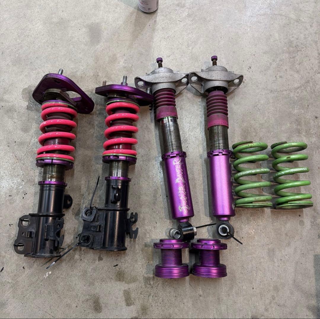 〈今日限定価格〉 326パワープリウス50 極低車高調 チャクリキダンパー