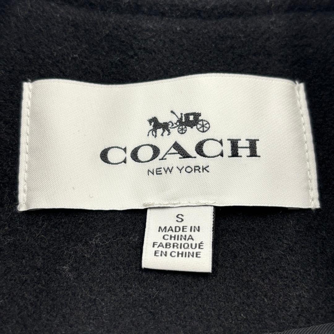 【美品】COACH コーチ スタジャン ワッペン パッチ刺繍 レディース S