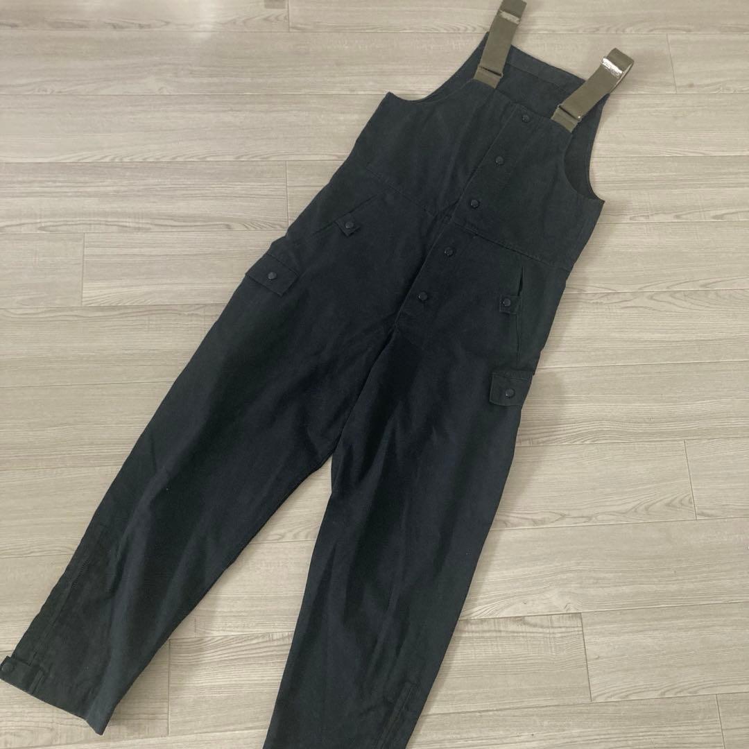 東ドイツ軍　サロペット　オーバーオール　70-80年代　ミリタリー　軍物　古着