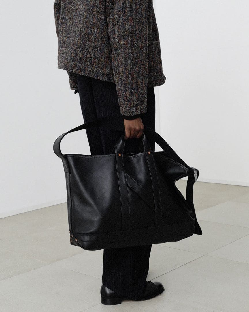 take4【25SS】NICENESS T.LEDZ レザートートバッグ