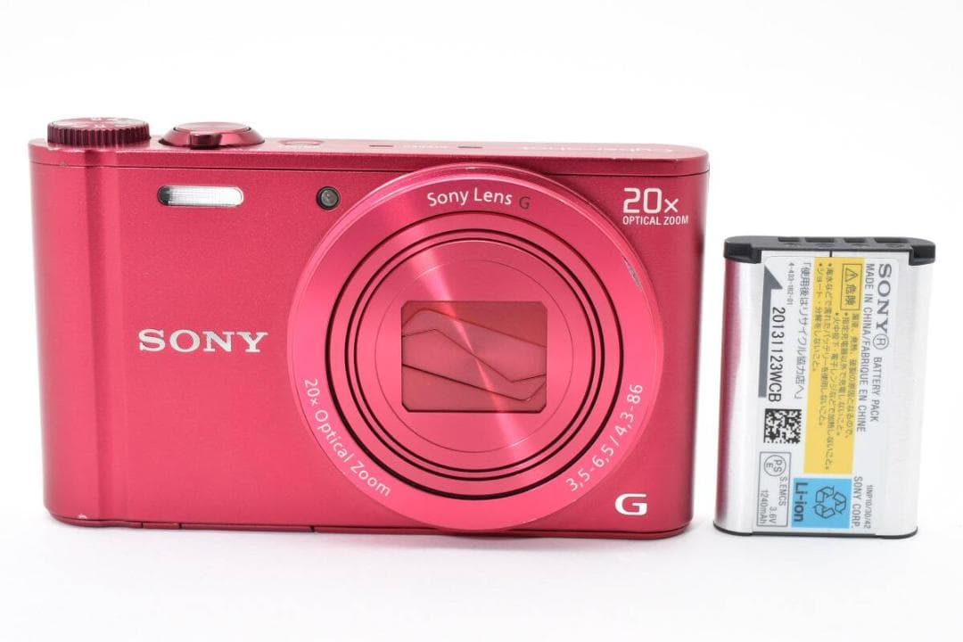 美品　SONY Cyber-shot DSC-WX300 レッド ＃A379